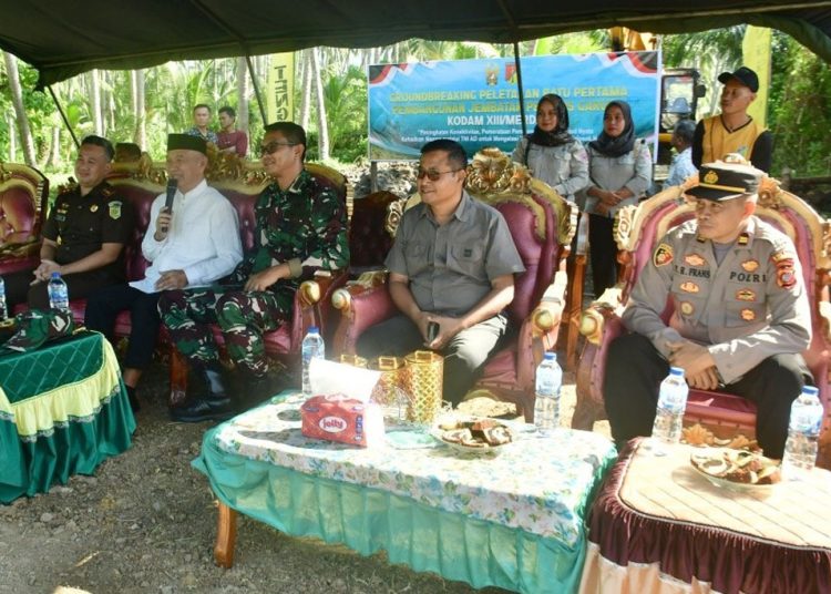 Bupati Saipul Apresiasi Kodam XIII/Merdeka Membangun Infrastruktur